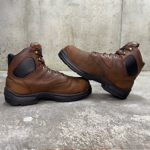 Red Wing Leather Metguard Work Boots Industrial Safety Toe